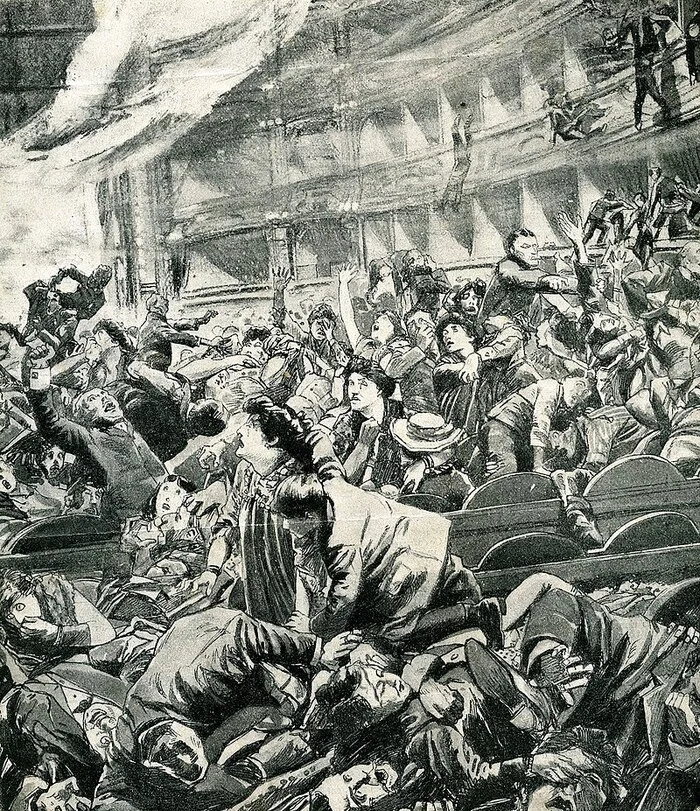 Катастрофа в театре «Iroquois»: 605 погибших и сотни раненых за считанные минуты Катастрофа, 20 век, История (наука), Пожар, Длиннопост Катастрофа в театре «Iroquois»: 605 погибших и сотни раненых за считанные минуты Катастрофа, 20 век, История (наука), Пожар, Длиннопост