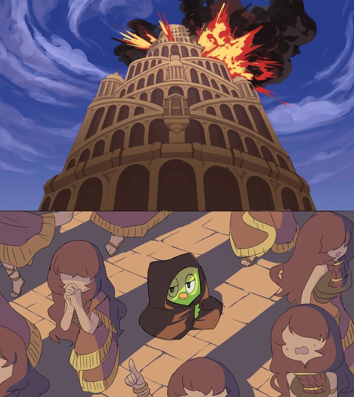 The first conspiracy , Duolingo, Duo, Centurii-chan,  