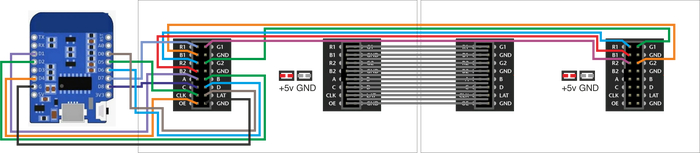 ArduBlock -   2x RGB  P4 + ESP 8266 12F  , Arduino, YouTube,  , Ardublock, , 