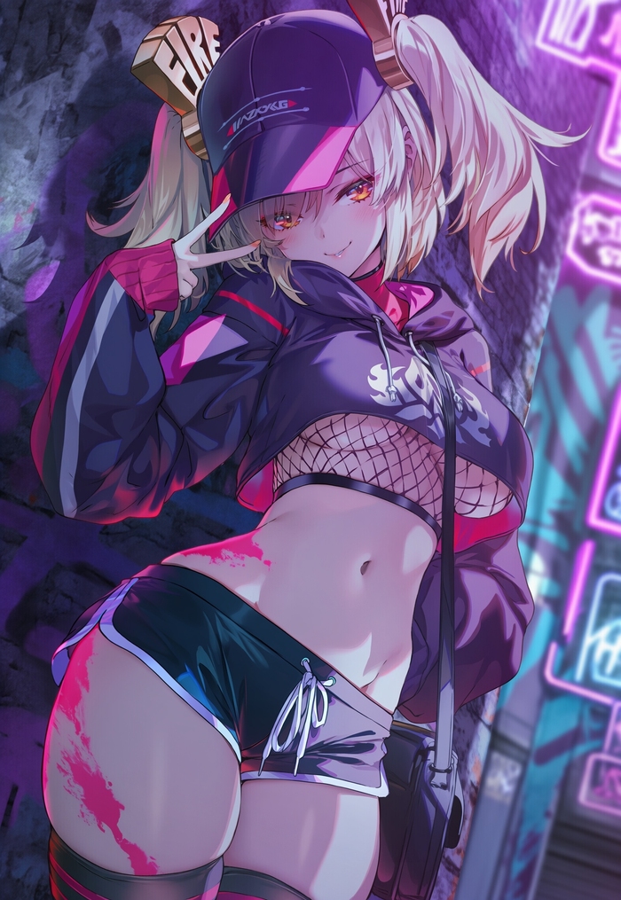 Burnice WAT , Anime Art, Burnice White (zzz), Zenless Zone Zero, , , ,  