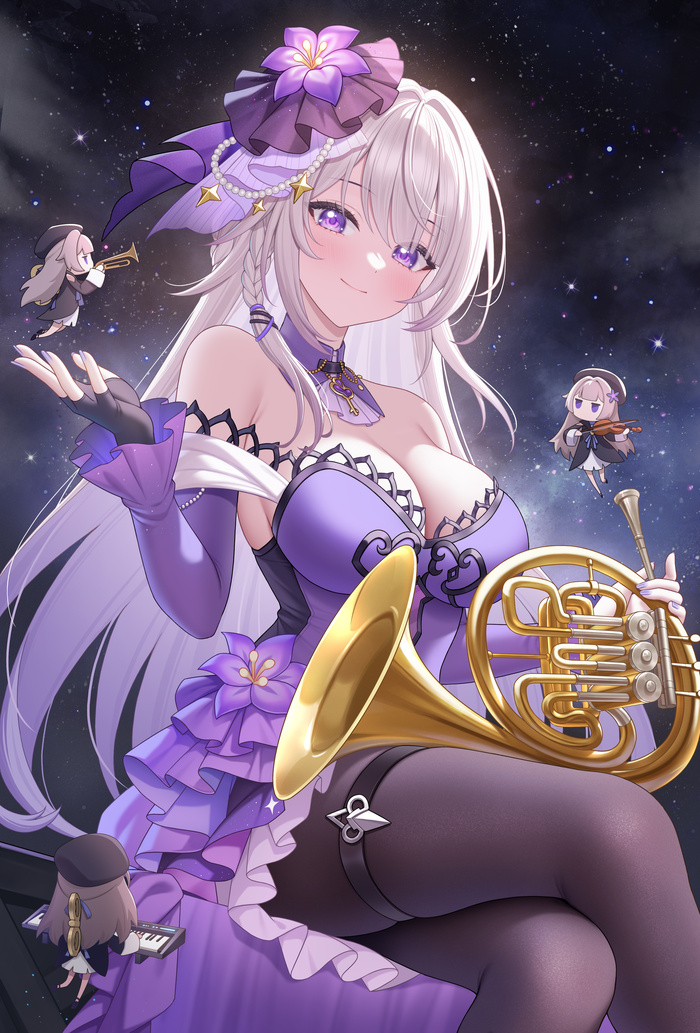  Anime Art, Honkai: Star Rail, The Herta (Honkai: Star Rail), Herta (Honkai: Star Rail), Fukuro, 