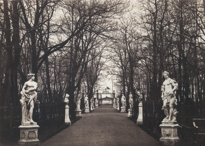 Большая аллея в Летнем саду в 1863 – 1865 г.