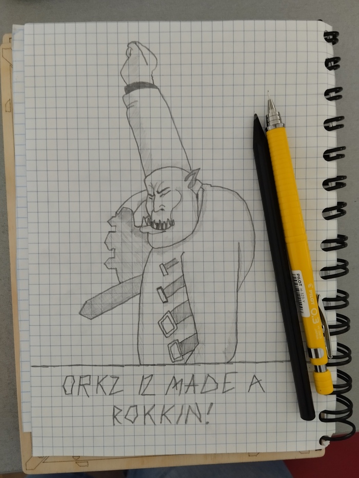 Orkky Orkcury Warhammer, Wh Art, Warhammer 40k, , Wh humor,  