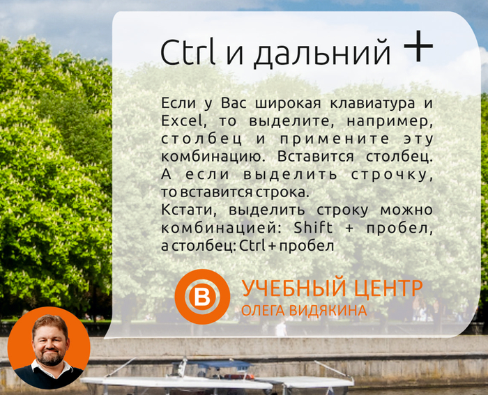 [CTRL] + () [+] Microsoft Excel, , -, 