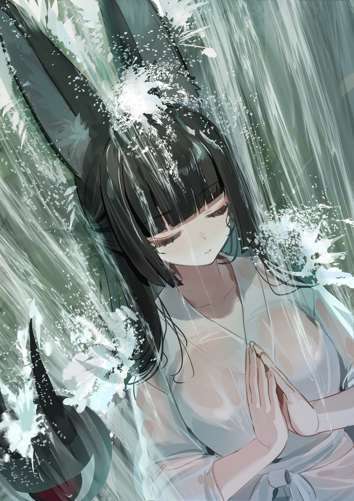   Anime Art, , Zenless Zone Zero, Hoshimi Miyabi (zzz), Animal Ears, 