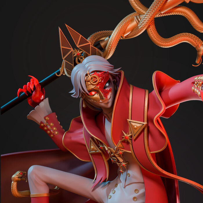 Night Watch (Ithaqua) from Identity V (Philosopher's Stone)    3D , 3D, Digital,  , , Anime Art, 3D , Blender, , 