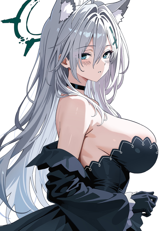 Terror Anime Art, , Blue Archive, Shiroko Terror, Animal Ears