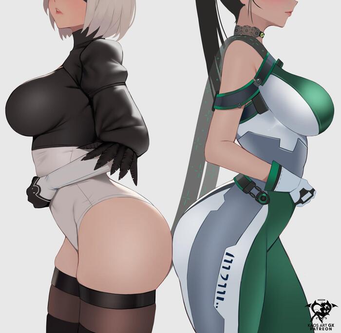   , , Nier Automata, Stellar Blade, Anime Art, Yorha unit no 2 type B, Eve (Stellar Blade), , , ,  , Game Art