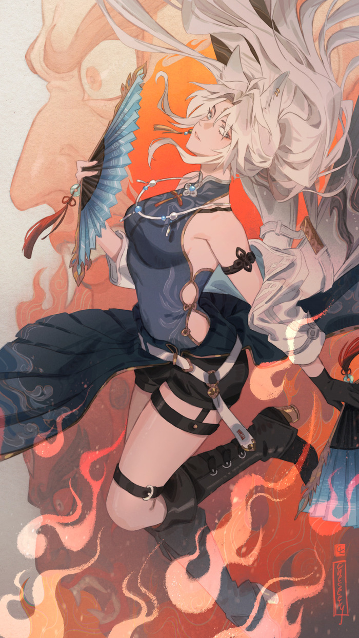  Anime Art, , Honkai: Star Rail, Feixiao (Honkai: Star Rail)