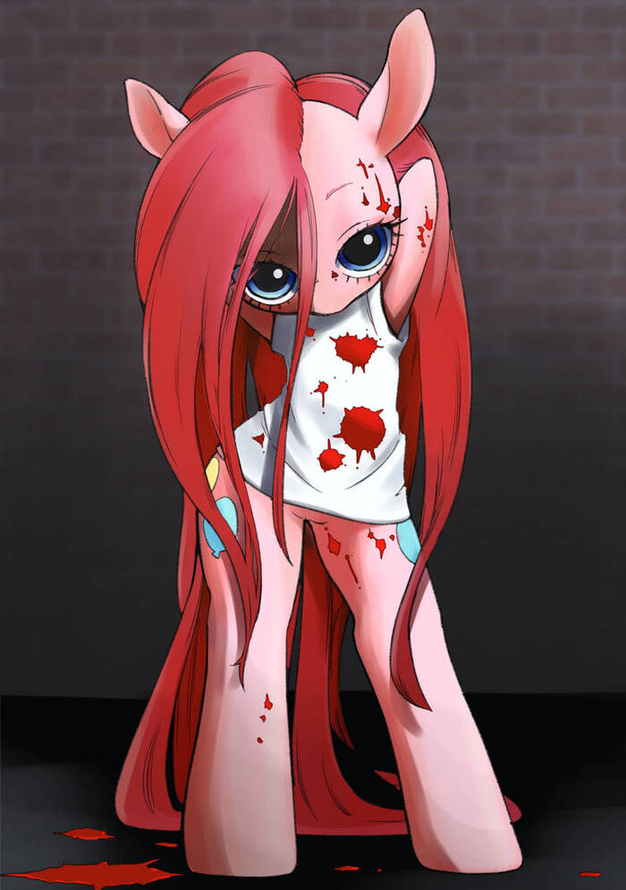  My Little Pony, Ponyart, Pinkamena Diane Pie, Semi-grimdark