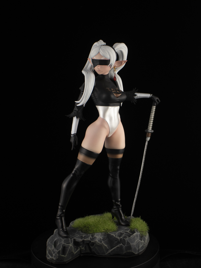   Frieren/2B ,  , 3D , , 3D , , , ,  , Yorha unit no 2 type B, Frieren, Sousou no Frieren, Nier Automata, , 