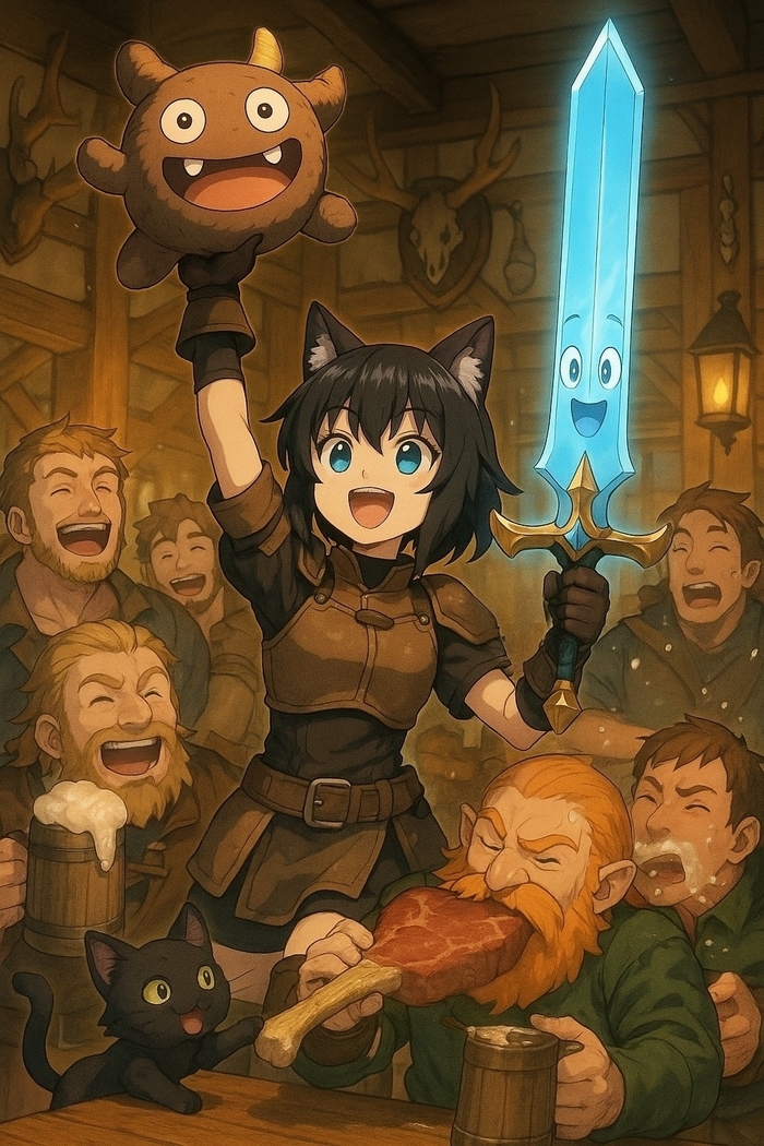   , , , , Anime Art, Animal Ears, ChatGPT, 
