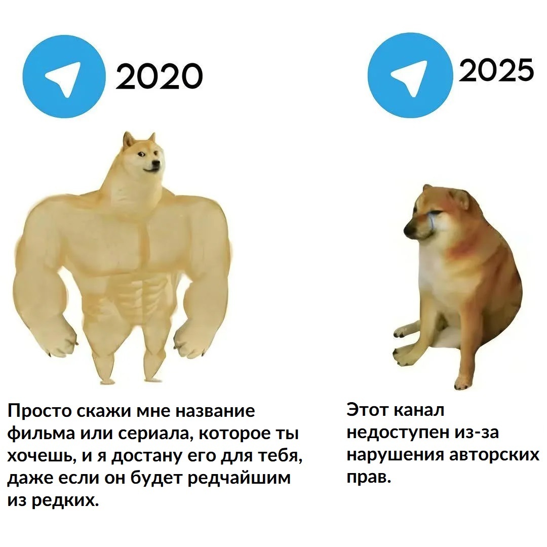 Not the same anymore - Picture with text, Memes, Telegram, It Was-It Was, Doge