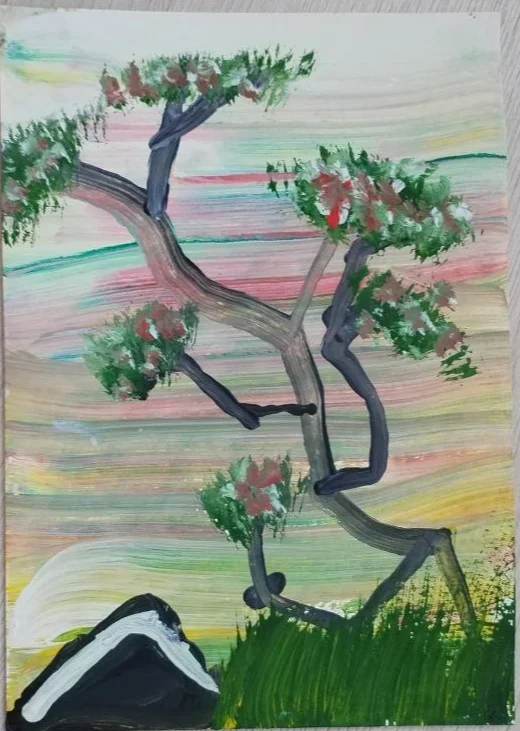 I'll add some children's drawings to your feed - My, Children's drawings, Creation, Gouache, Painting, Longpost