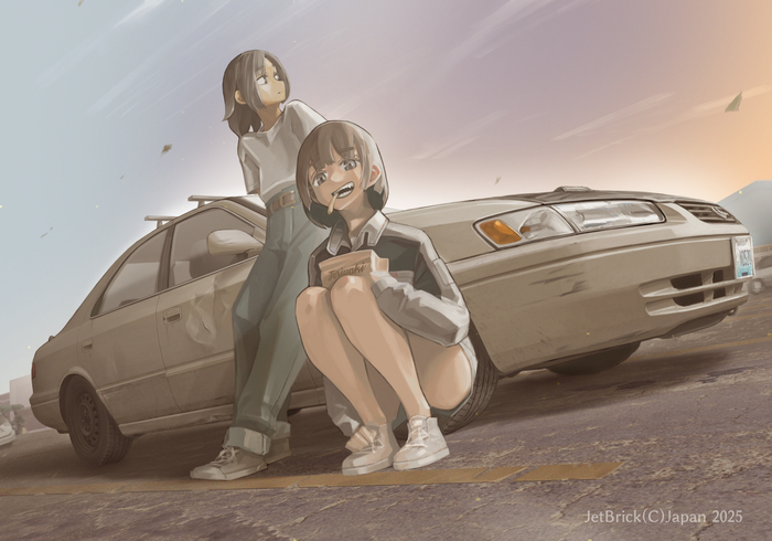 Teriyaki French Fries , Anime Art, Original Character, , , Toyota, Toyota Camry