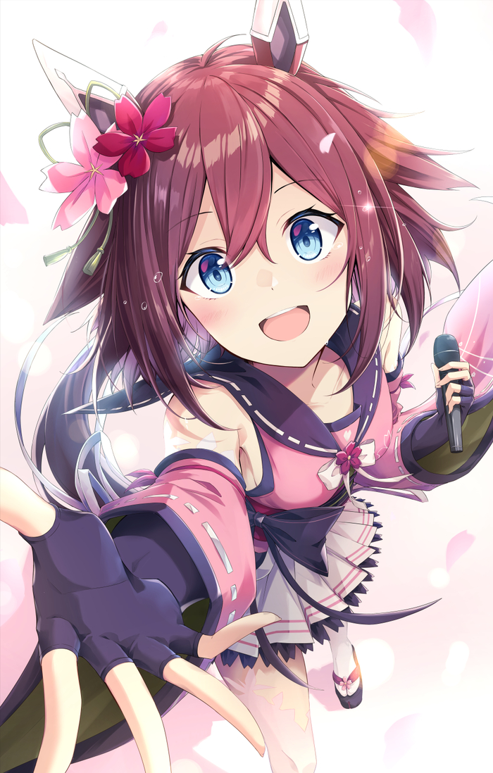 Sakura Chiyono O , Anime Art, Uma Musume Pretty Derby, Sakura Chiyono o, Animal Ears, 