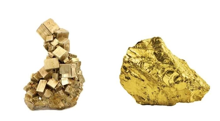 Пирит и золото, кто где?