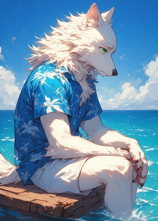    Wolfmks #1596  , , Furry Art, Furry wolf, 