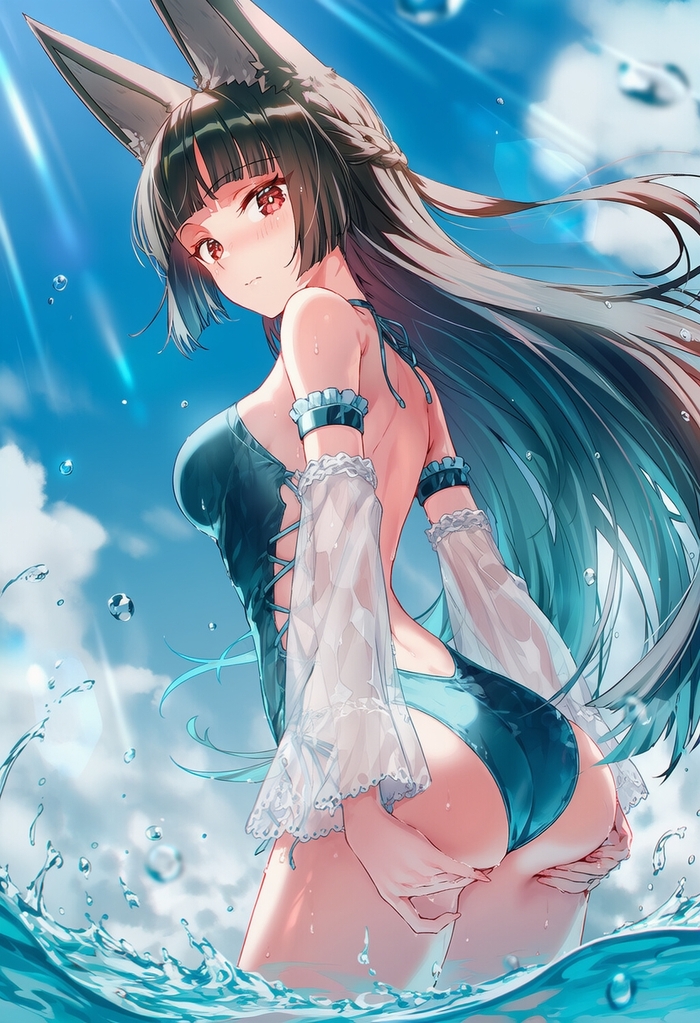  Anime Art, , Hoshimi Miyabi (zzz), Zenless Zone Zero, , Animal Ears