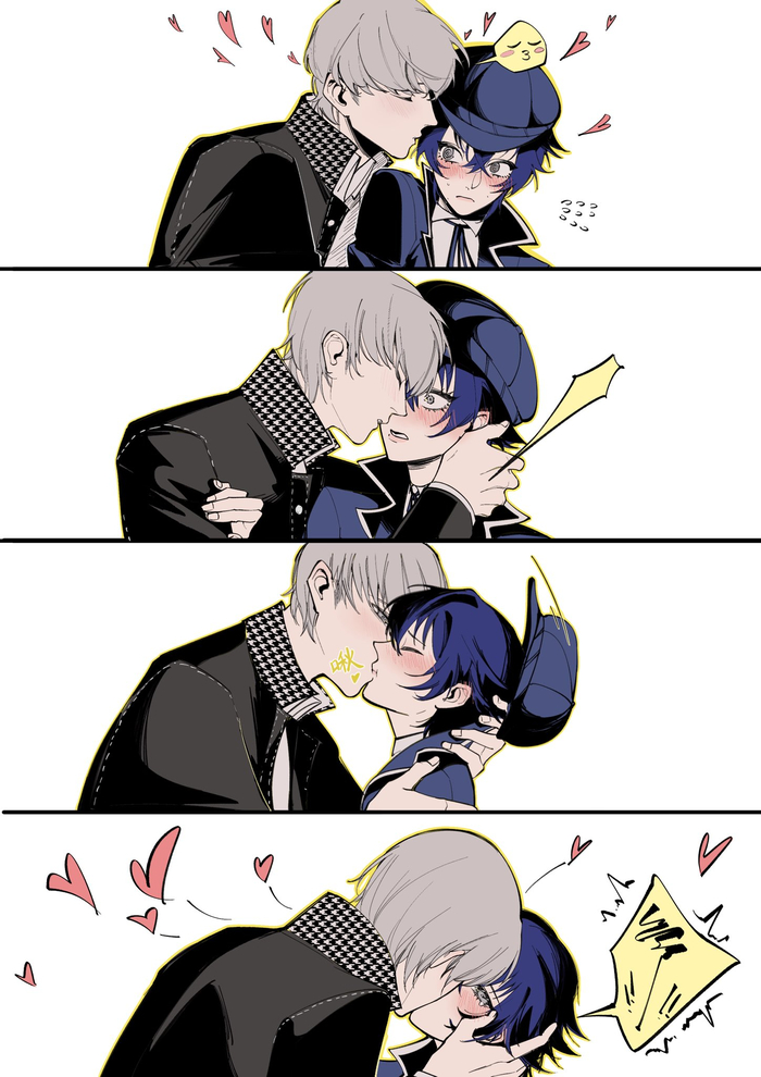    Anime Art, , , Persona, Persona 4, Naoto Shirogane, Narukami Yu