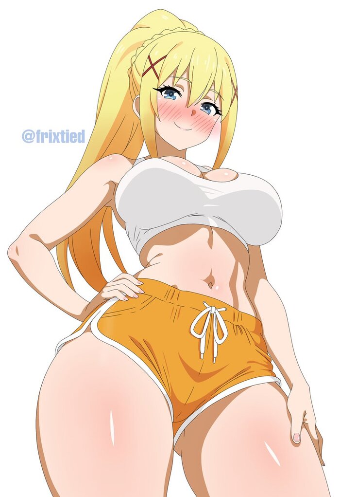      )) , Anime Art, Darkness, Konosuba,  