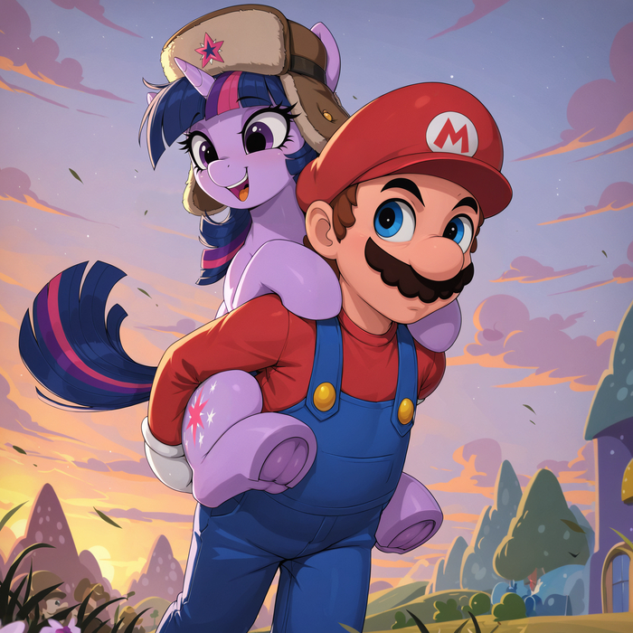    ,   My Little Pony,  , Twilight Sparkle, Super Mario