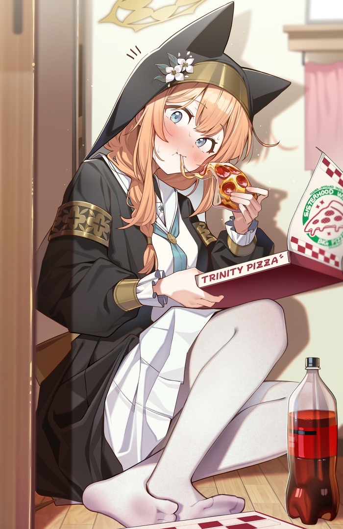 Mari , Anime Art, Animal Ears, Blue Archive, Iochi Mari