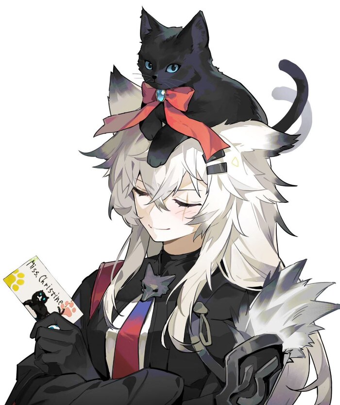 Lappland , Anime Art, Animal Ears, Arknights, Lappland