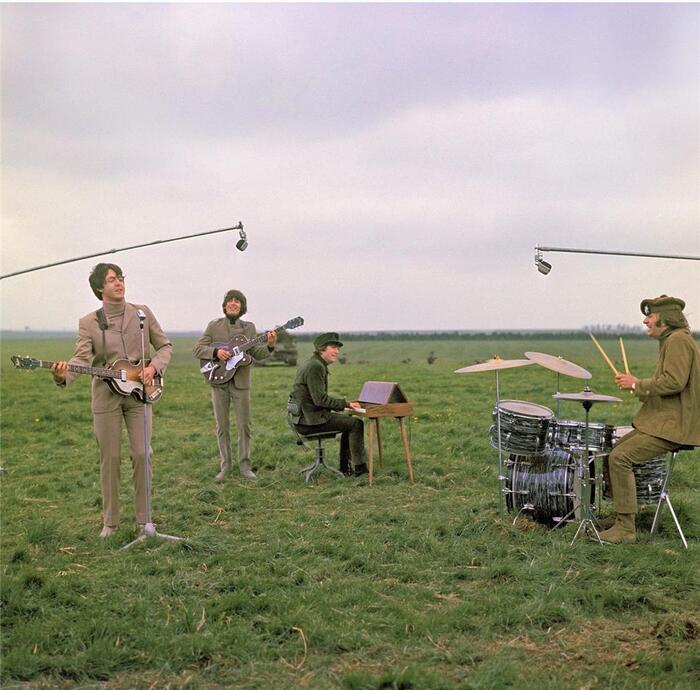 The Beatles    "Help!".  Salisbury Plain, 1965.