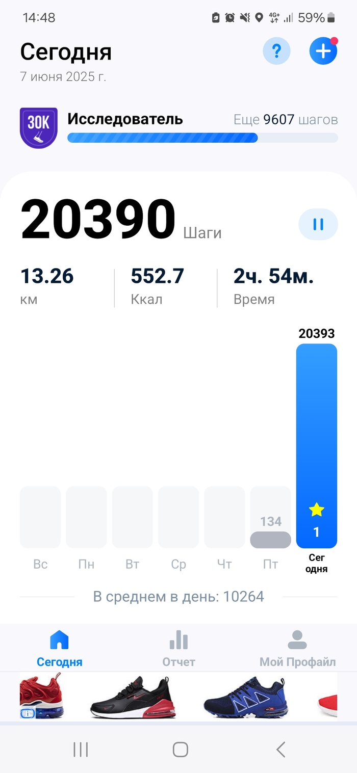 Ответ на пост «Как я решил пройти 100 тысяч шагов за день. Часть 1»