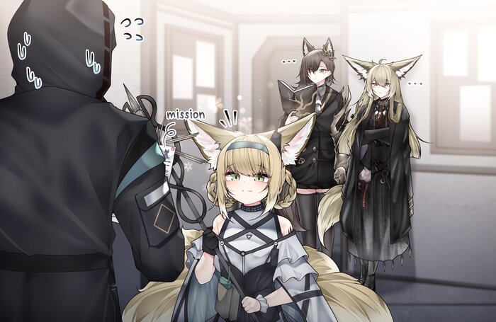    Samip, , , Anime Art, Arknights, Vulpisfoglia (Arknights), Suzuran, Animal Ears, ,  , Penance,   