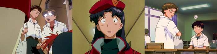 Кенске умоляет Мисато назначить его пилотом Евы-03. Мисато шокирована такой просьбой. Кенске предполагает, что четвёртым пилотом может стать отсутствующий Тодзи, но Синдзи абсолютно в это не верит.