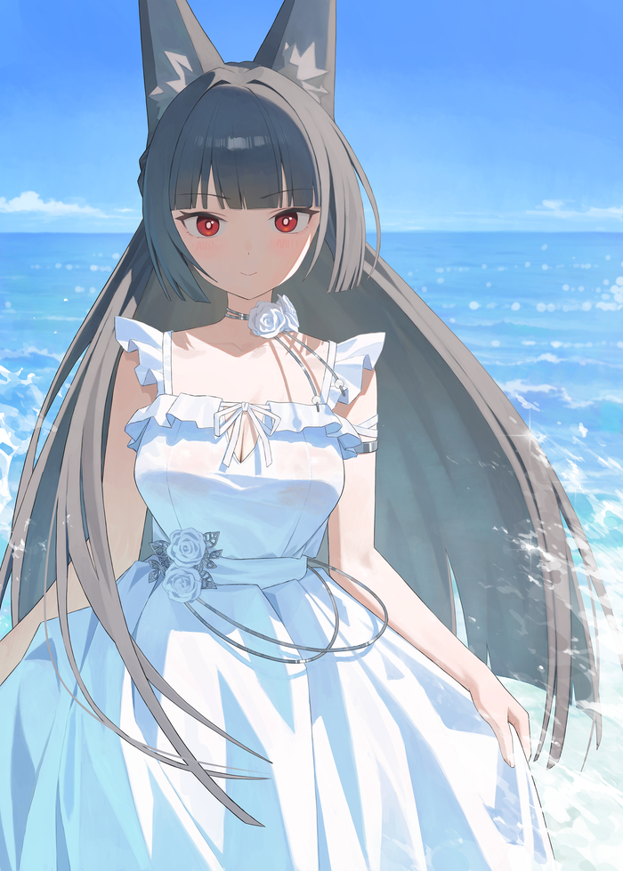  Zenless Zone Zero, Hoshimi Miyabi (zzz), , , , Anime Art, , Animal Ears