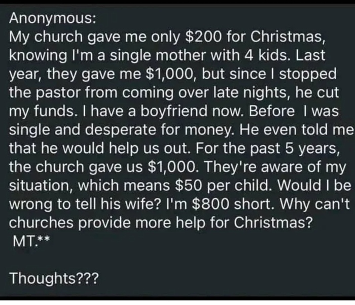 <!--noindex--><a href="https://pikabu.ru/story/razborchivyie_poproshayki2_12822670?u=https%3A%2F%2Fwww.reddit.com%2Fr%2FChoosingBeggars%2Fcomments%2F1hk7sh6%2Fthis_has_to_be_fakeright_right%2F&t=https%3A%2F%2Fwww.reddit.com%2Fr%2FChoosingBeggars%2Fcomments%2F1hk7sh6%2Fth...&h=2ed9a76ec1bebe4154e9c132a2e82842e7494e44" title="https://www.reddit.com/r/ChoosingBeggars/comments/1hk7sh6/this_has_to_be_fakeright_right/" target="_blank" rel="nofollow noopener">https://www.reddit.com/r/ChoosingBeggars/comments/1hk7sh6/th...</a><!--/noindex-->