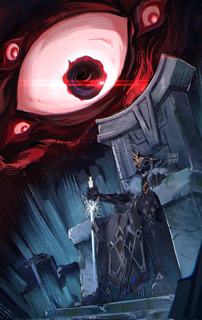   Genshin Impact, , Anime Art, Capitano, , 