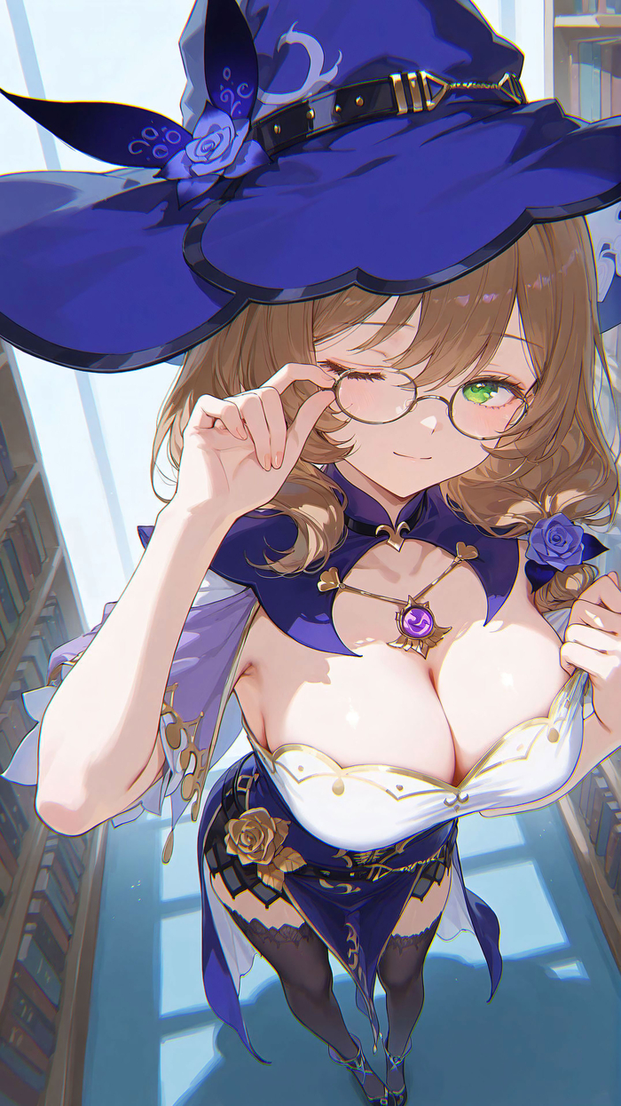 Lisa Genshin Impact, Lisa (Genshin Impact), , , , , Anime Art,  