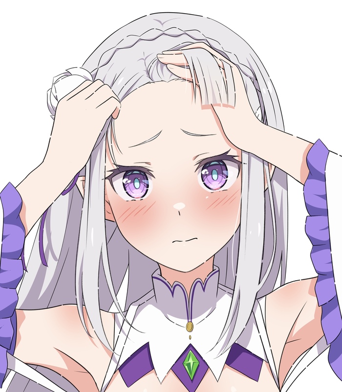  Anime Art, , Re:Zero Kara, Emilia, Pixiv, , , 