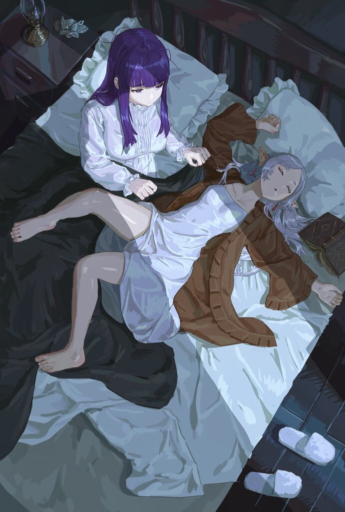      , Anime Art, Frieren, Fern, Sousou no Frieren
