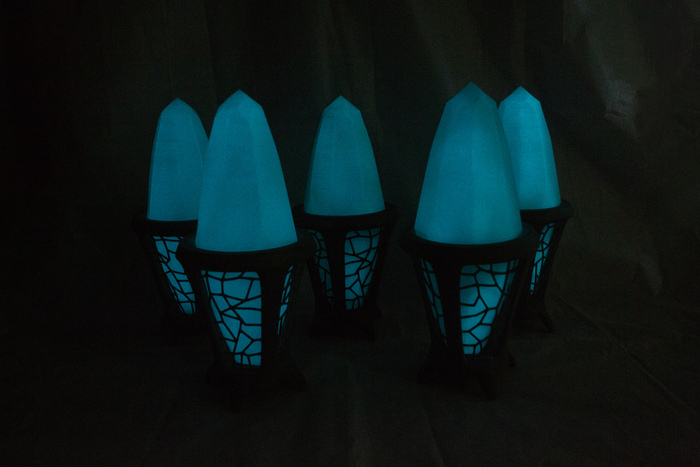 так выглядят, заряженные, без освещения