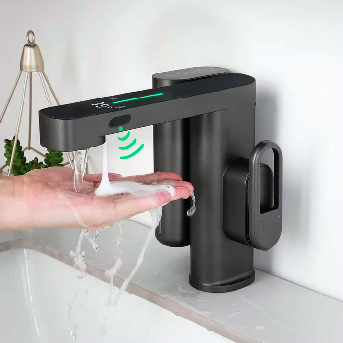 Смеситель с дозатором для мыла