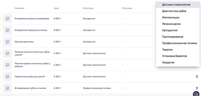 Наполнение в Яндекс Картах,2ГИС и ZOON