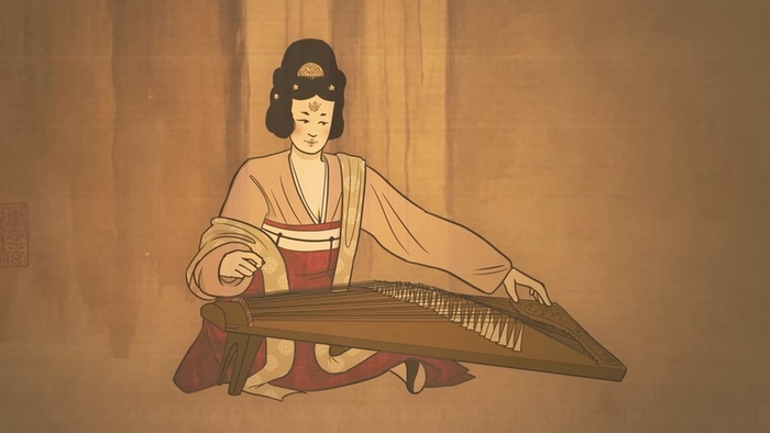 Богиня Су-ню играет грустную музыку…