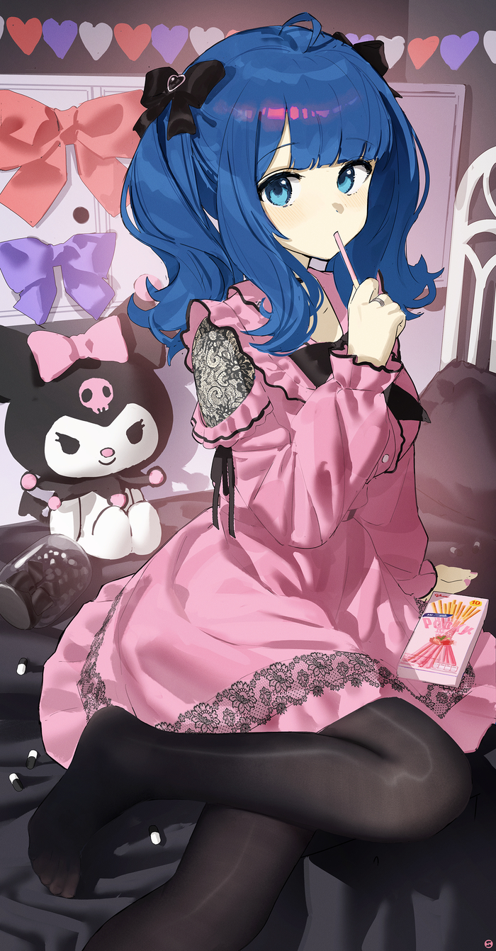 ׸   , Anime Art, Yanami Anna, Make Heroine ga Oosugiru!, , , Pocky