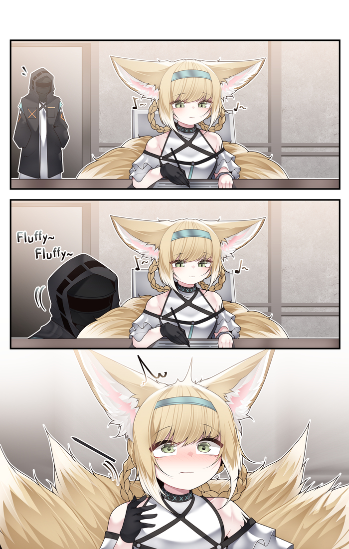    Samip, , , Anime Art, Arknights, Vulpisfoglia (Arknights), Suzuran, Animal Ears, ,  , Penance,   , 