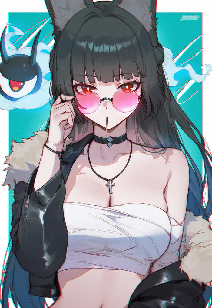    Zenless Zone Zero, Hoshimi Miyabi (zzz), , , , Anime Art, ,  , Dirresponsibly, Animal Ears,   