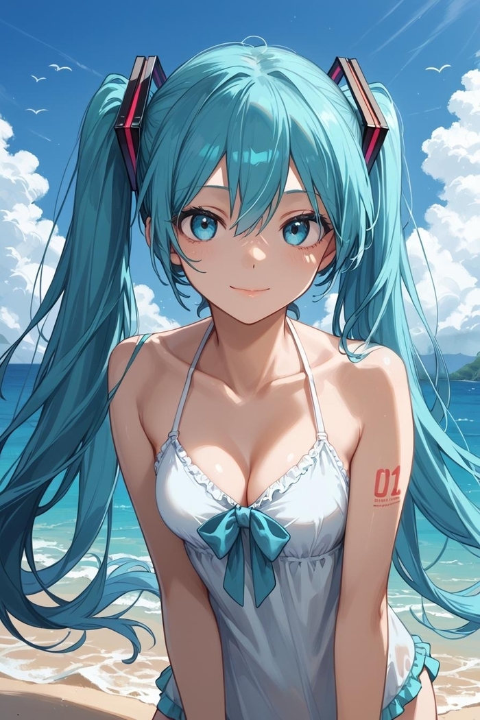    , Anime Art, Hatsune Miku, Flux,  , , , , 