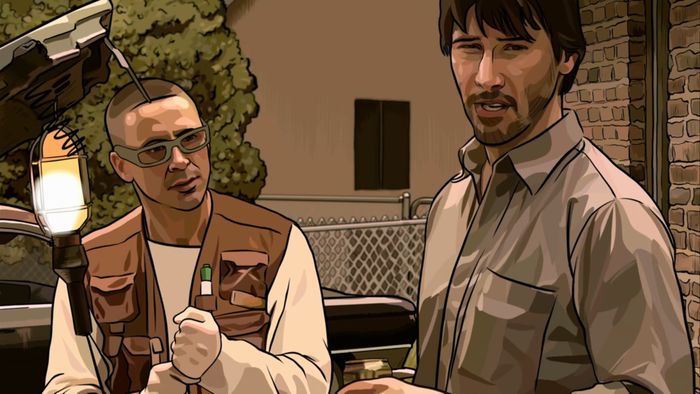 Съёмках с Киану Ривзом