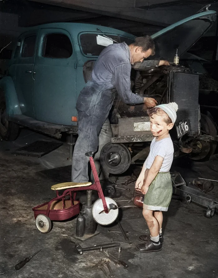 Необычные и интересные снимки из разных стран мира, сделанные в XX веке. 20 раскрашенных фотографий. Часть 8 Историческое фото, 20 век, Старое фото, Фотография, Мир, Колоризация, Длиннопост