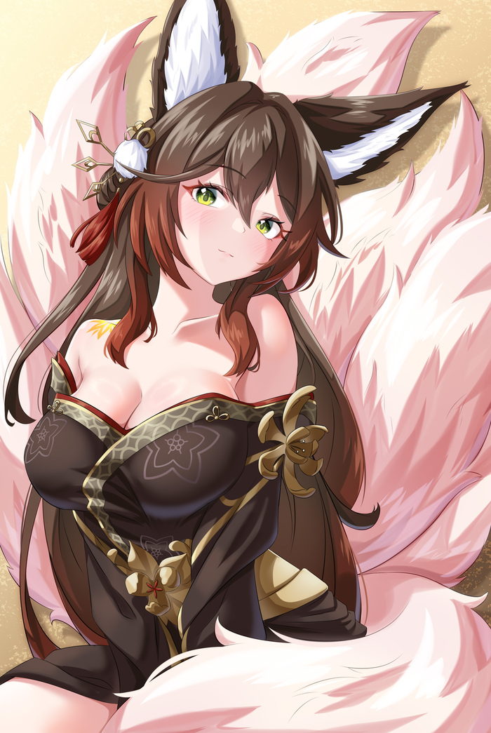    , Anime Art, Tingyun (Honkai: Star Rail), Fugue (Honkai: Star Rail), Honkai: Star Rail, Animal Ears, 