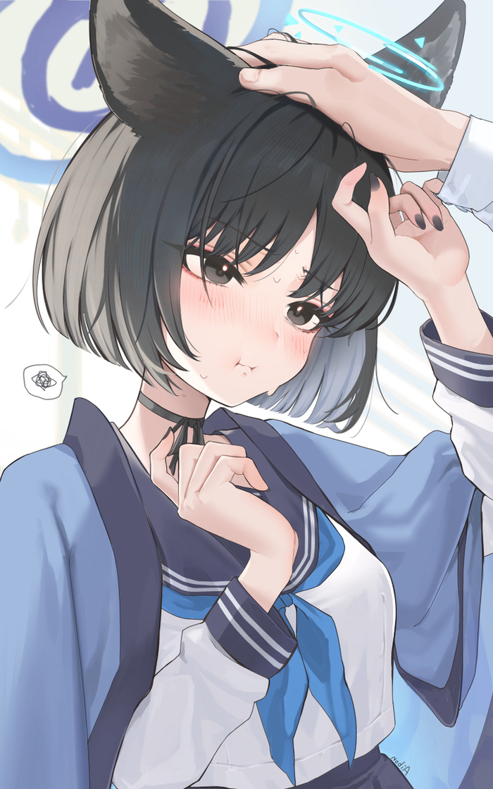    ... Anime Art, , Blue Archive, Kikyou, , 